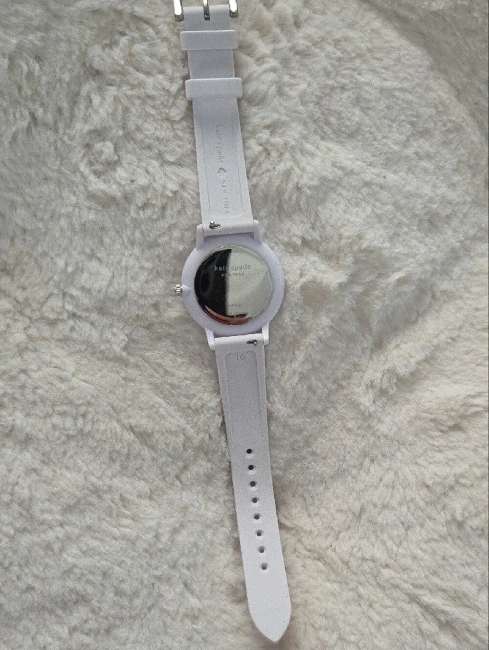 Kate Spade Morningside Rainbow Striped Silicone Watch